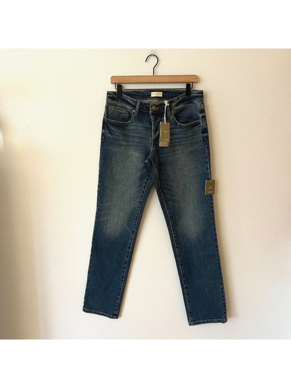 NWT Oliver Logan Chester Low Rise Slim Straight Jeans Women's Size 28